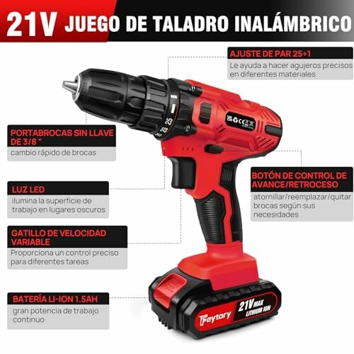 Taladro a Batería 21V