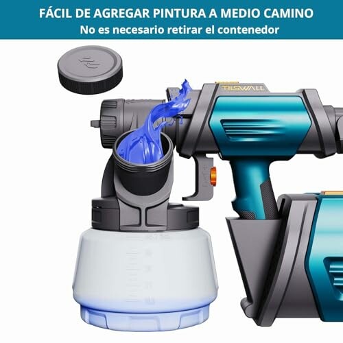 Tilswall Pulverizador de Pintura 800W HVLP