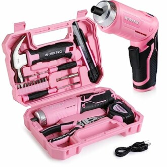 WORKPRO Juego de Herramientas Rosa